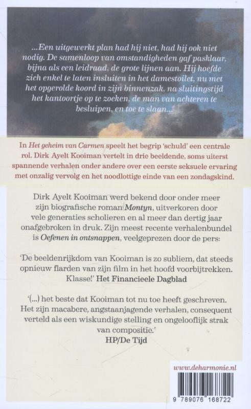 Achterkant van Het geheim van Carmen