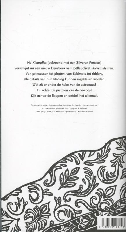 Achterkant van Kleren kleuren