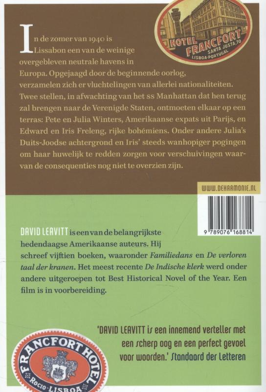 Achterkant van De twee hotel Francforts