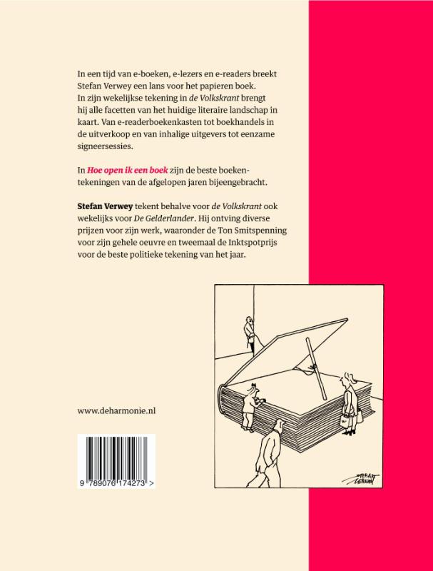 Achterkant van Hoe open ik een boek