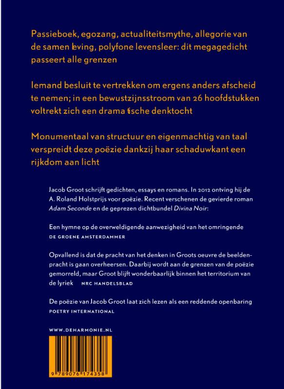 Achterkant van Nieuwe zon