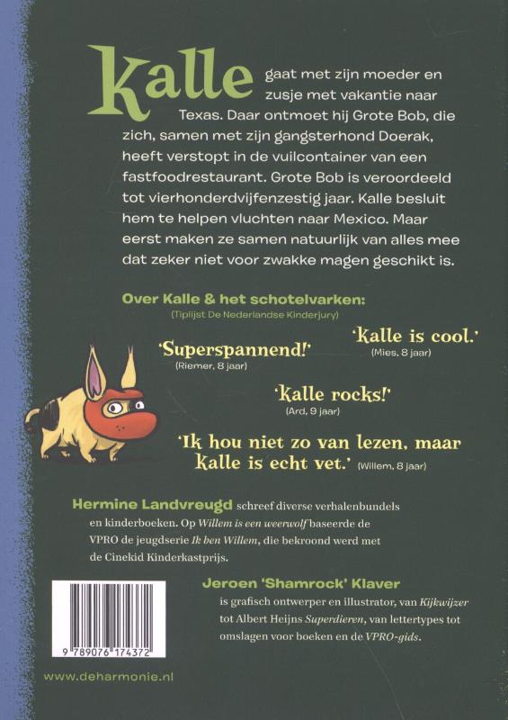 Achterkant van Kalle en de killercactus