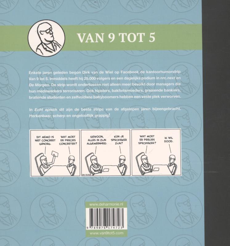 Achterkant van Echt episch dit