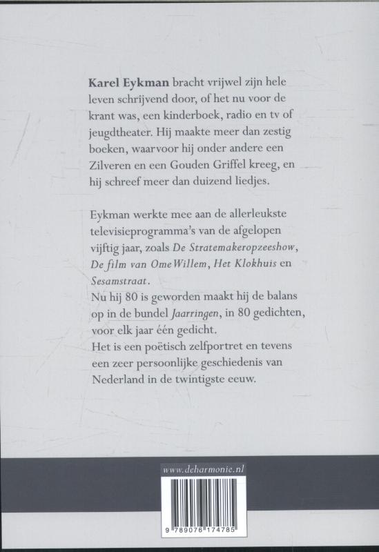 Achterkant van Jaarringen