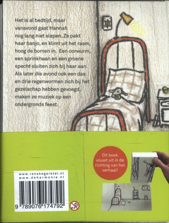 Achterkant van Hannah