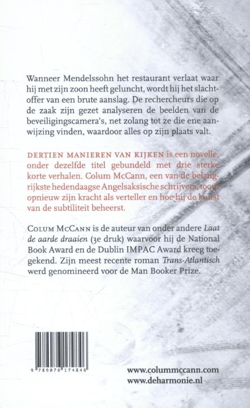 Achterkant van Dertien manieren van kijken