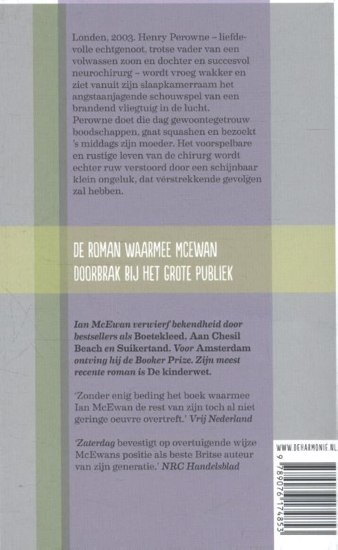 Achterkant van Zaterdag