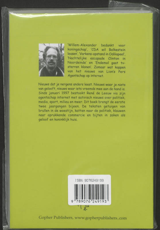 Achterkant van Nieuws met een knipoog