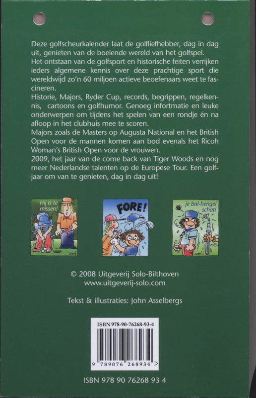 Achterkant van 2009