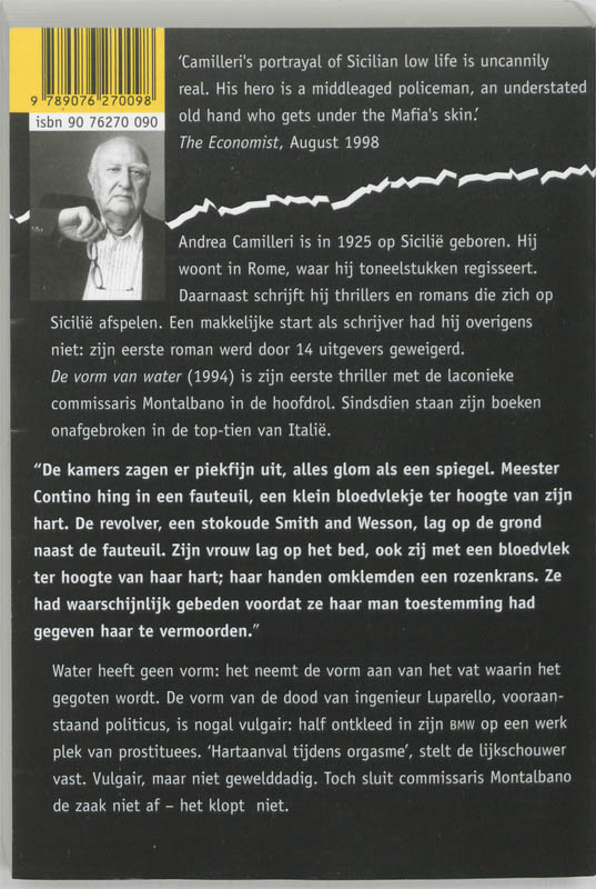 Achterkant van De vorm van water