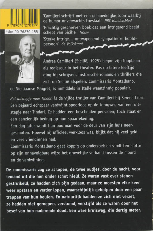 Achterkant van Het uitstapje naar Tindari