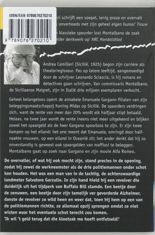 Achterkant van De geur van de nacht