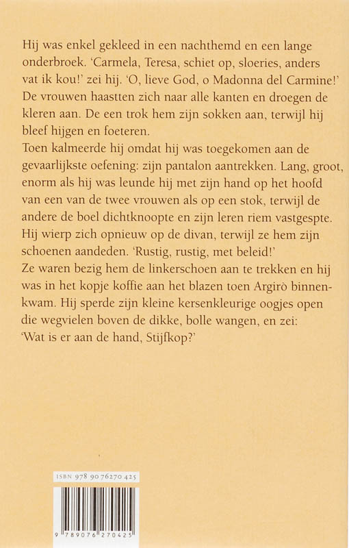 Achterkant van Verhalen uit Aspromonte
