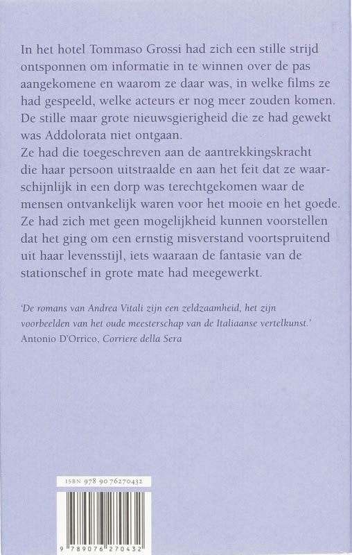 Achterkant van De dochter van de burgemeester