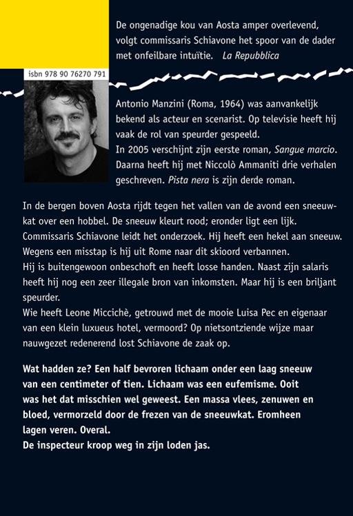 Achterkant van Zwarte piste