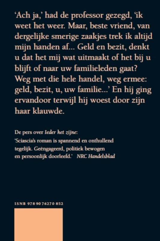 Achterkant van Candido