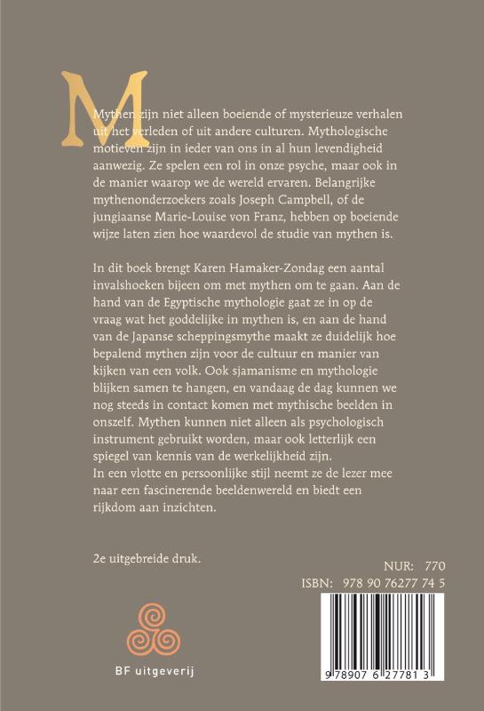 Achterkant van Mythologie en werkelijkheid