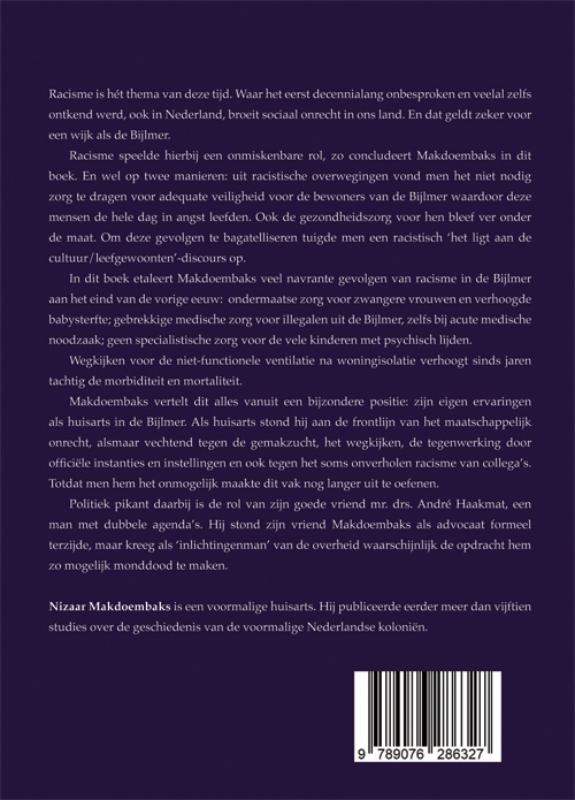 Achterkant van Racisme in de Bijlmer
