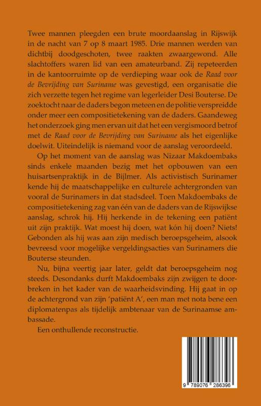 Achterkant van Onthulling dader Rijswijkse moorden