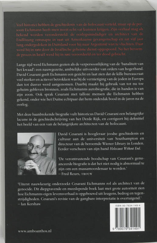 Achterkant van Eichmann