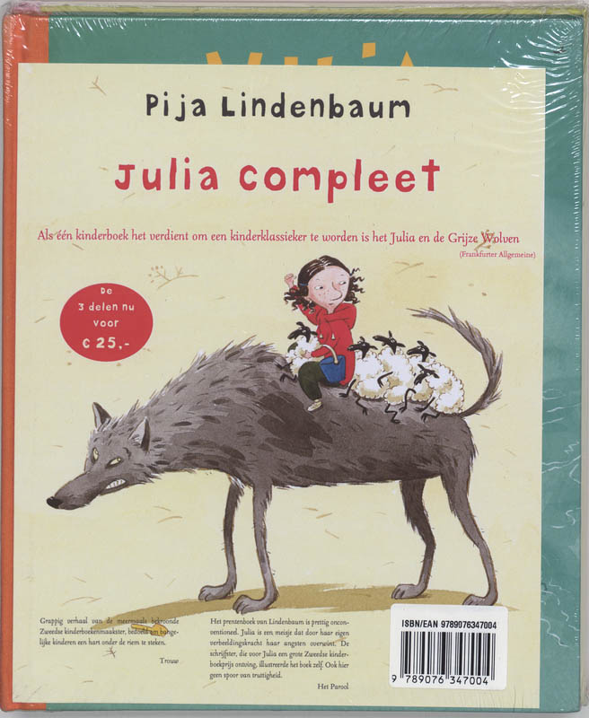 Achterkant van Julia compleet