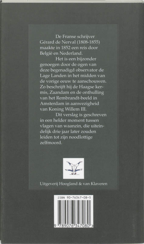Achterkant van Feest in Holland