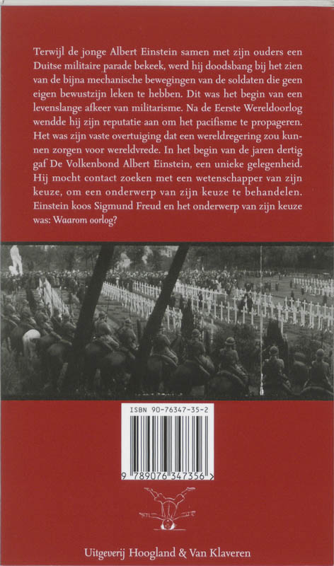 Achterkant van Waarom oorlog?