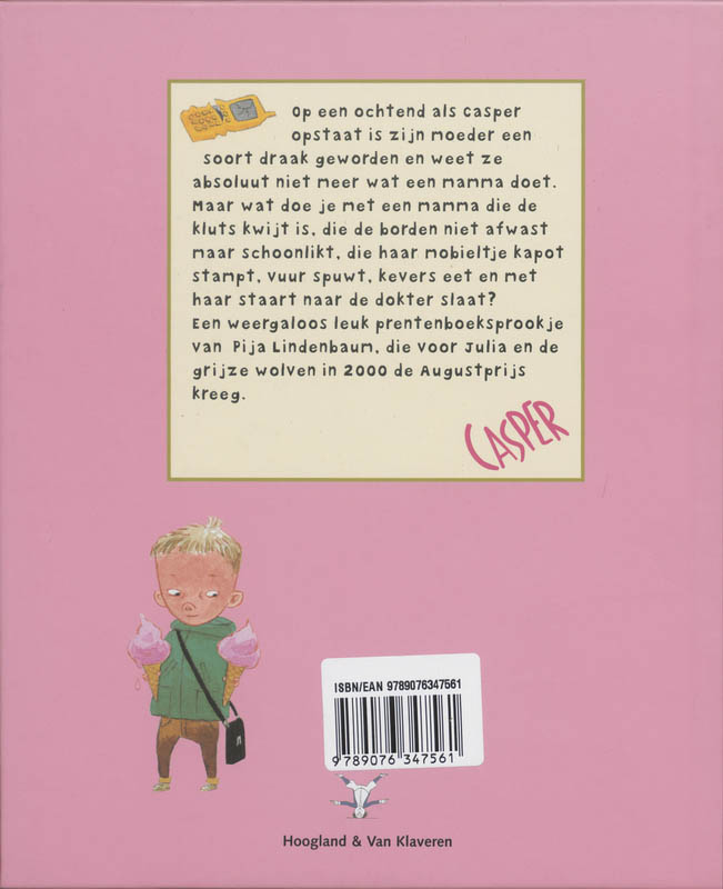 Achterkant van Toen Caspers mama de kluts kwijt was
