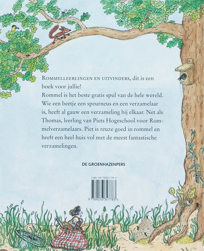 Achterkant van De verzamelschool
