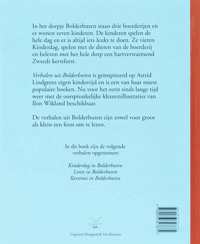 Achterkant van Verhalen uit Bolderburen