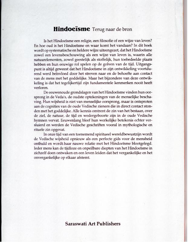 Achterkant van Hindoeisme