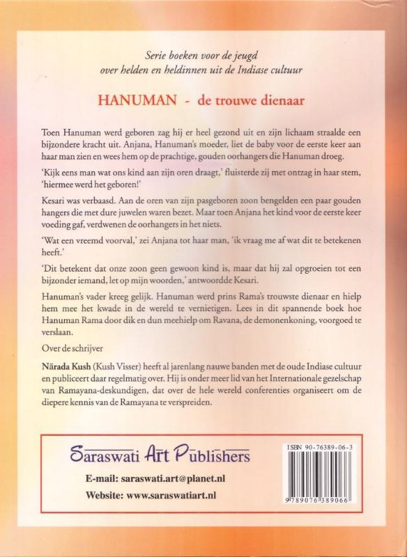 Achterkant van Hanuman