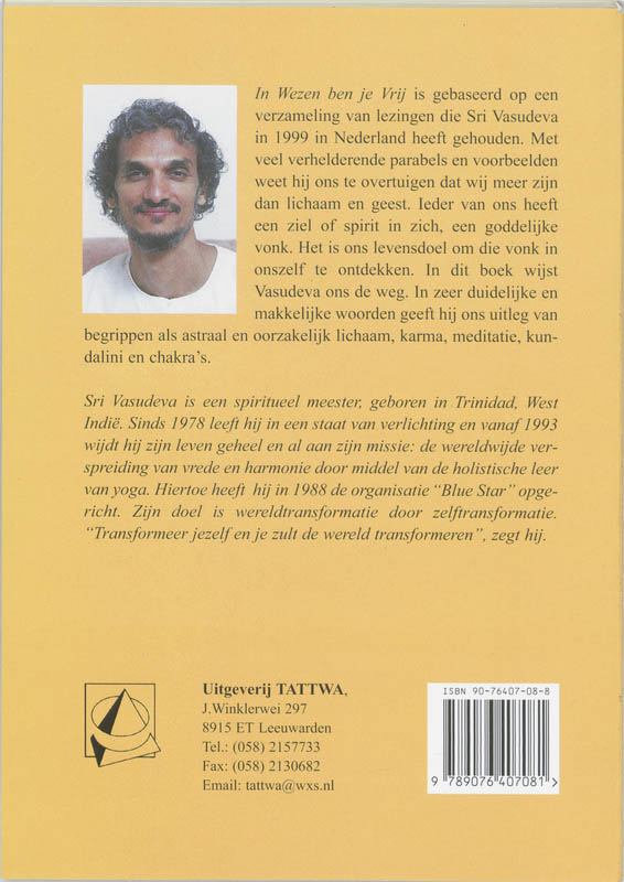 Achterkant van In wezen ben je vrij