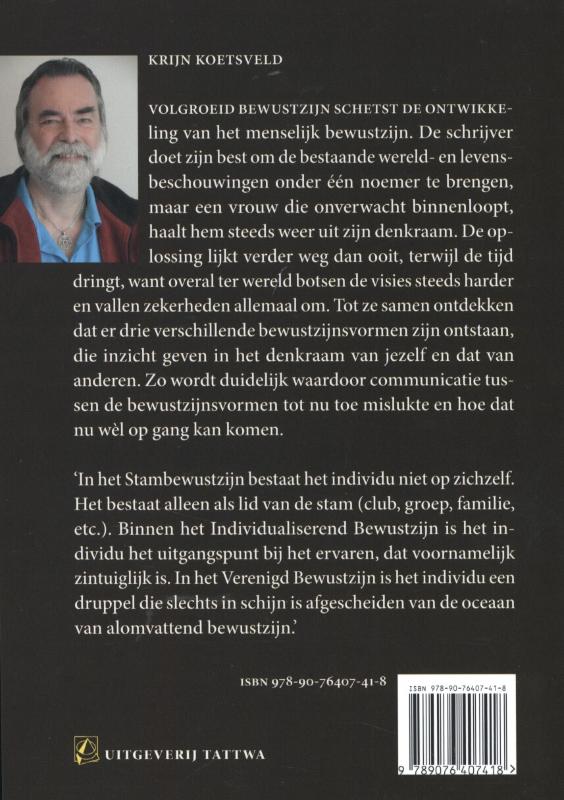 Achterkant van Volgroeid bewustzijn