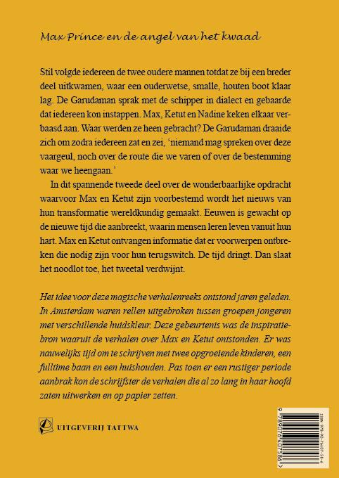 Achterkant van Max Prince en de angel van het kwaad