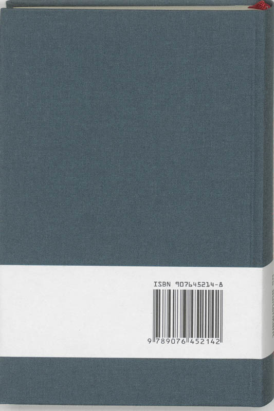 Achterkant van De stijl van de uitgever