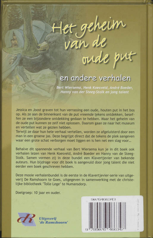 Achterkant van Het geheim van de oude put