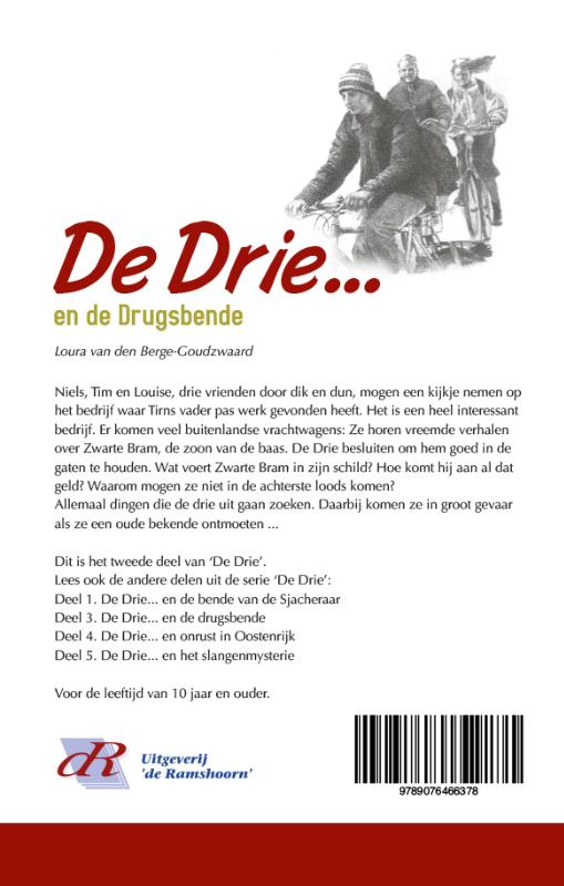 Achterkant van De drie... en de drugsbende