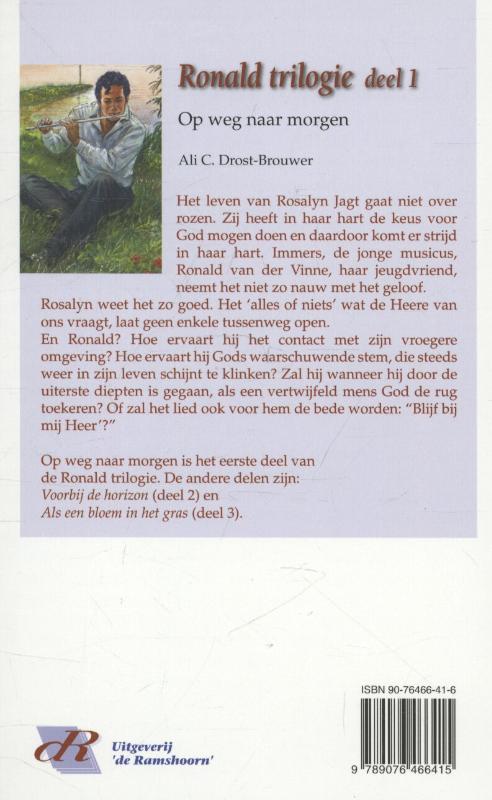 Achterkant van Op weg naar morgen
