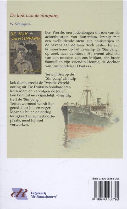 Achterkant van De kok van de Simpang