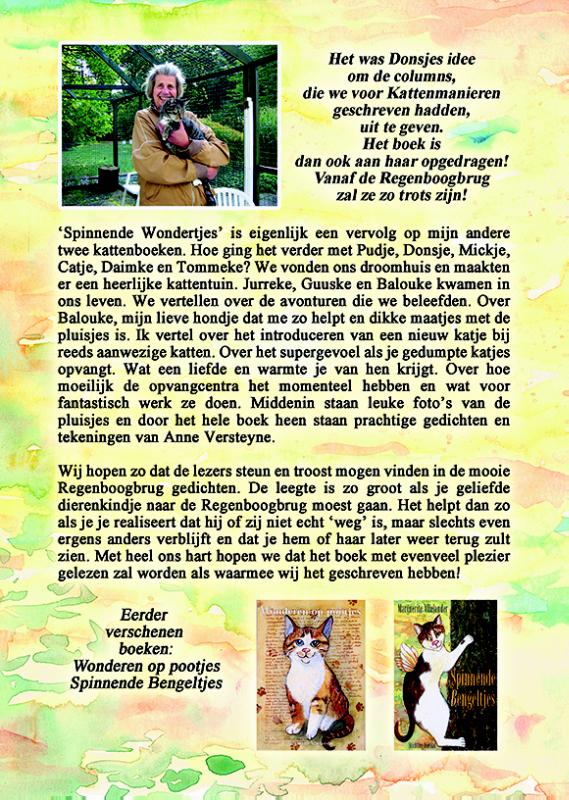 Achterkant van Spinnende wondertjes