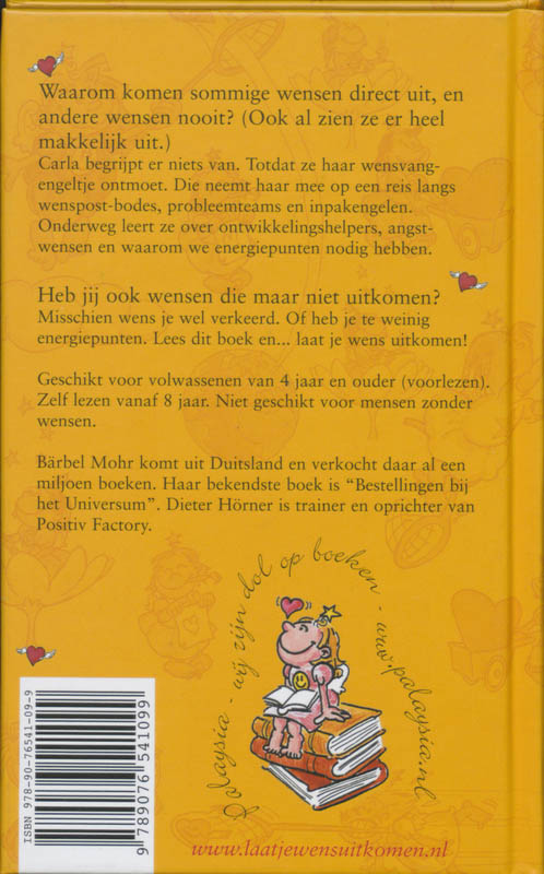 Achterkant van Laat je wens uitkomen!