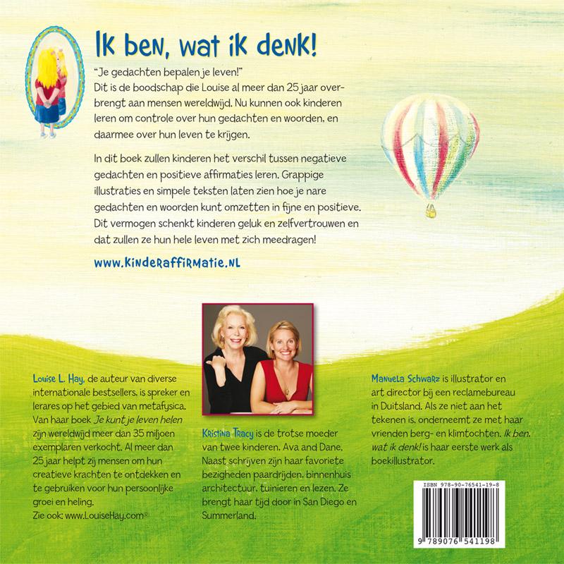 Achterkant van IK ben wat, ik denk