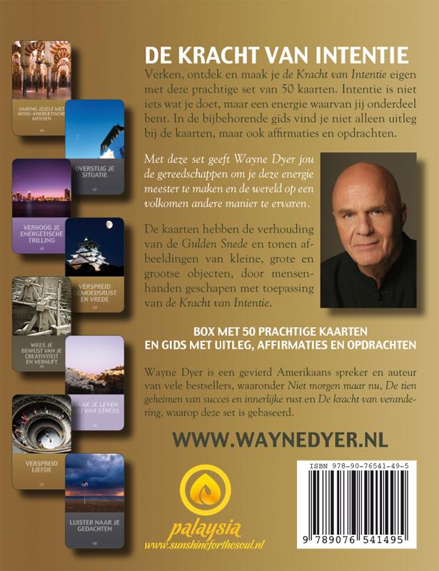Achterkant van De kracht van intentie