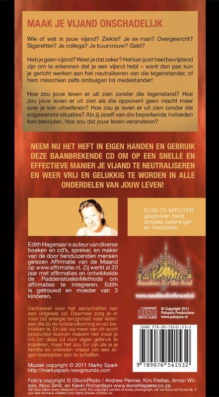 Achterkant van Maak je vijand onschadelijk
