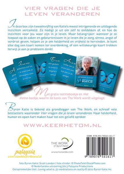 Achterkant van Vier vragen die je leven veranderen