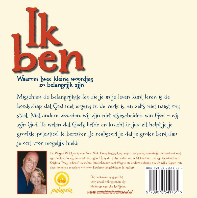 Achterkant van Ik ben