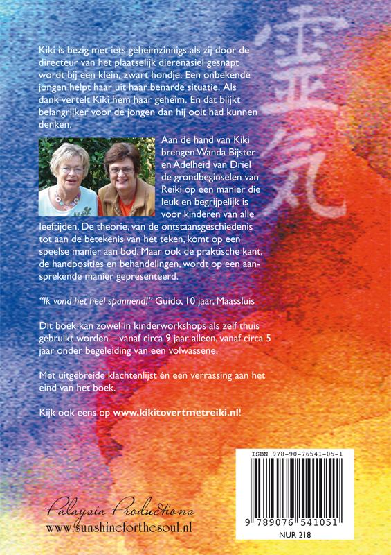 Achterkant van Kiki tovert met reiki