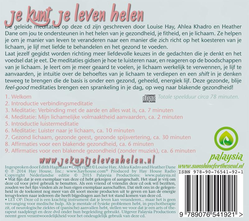 Achterkant van Je kunt je leven helen