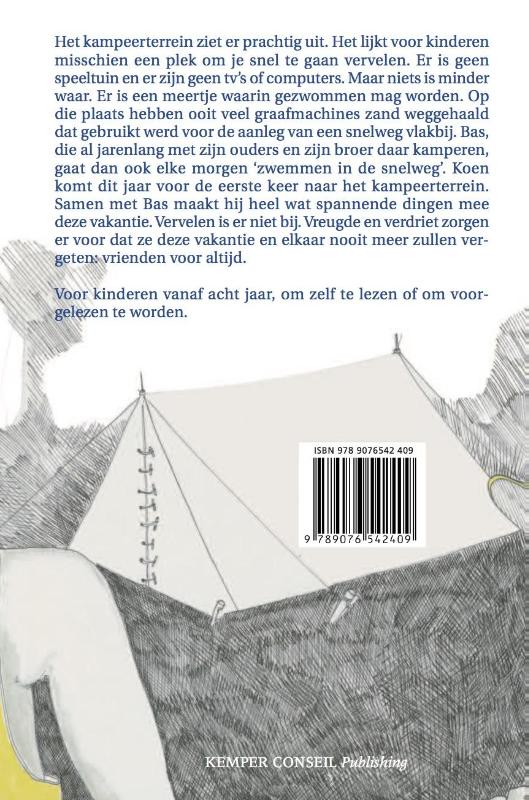 Achterkant van Zwemmen in de snelweg